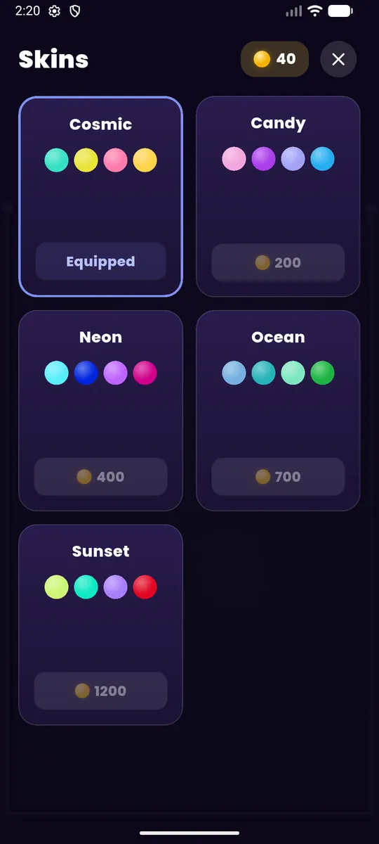 Cascade — Orb skin shop